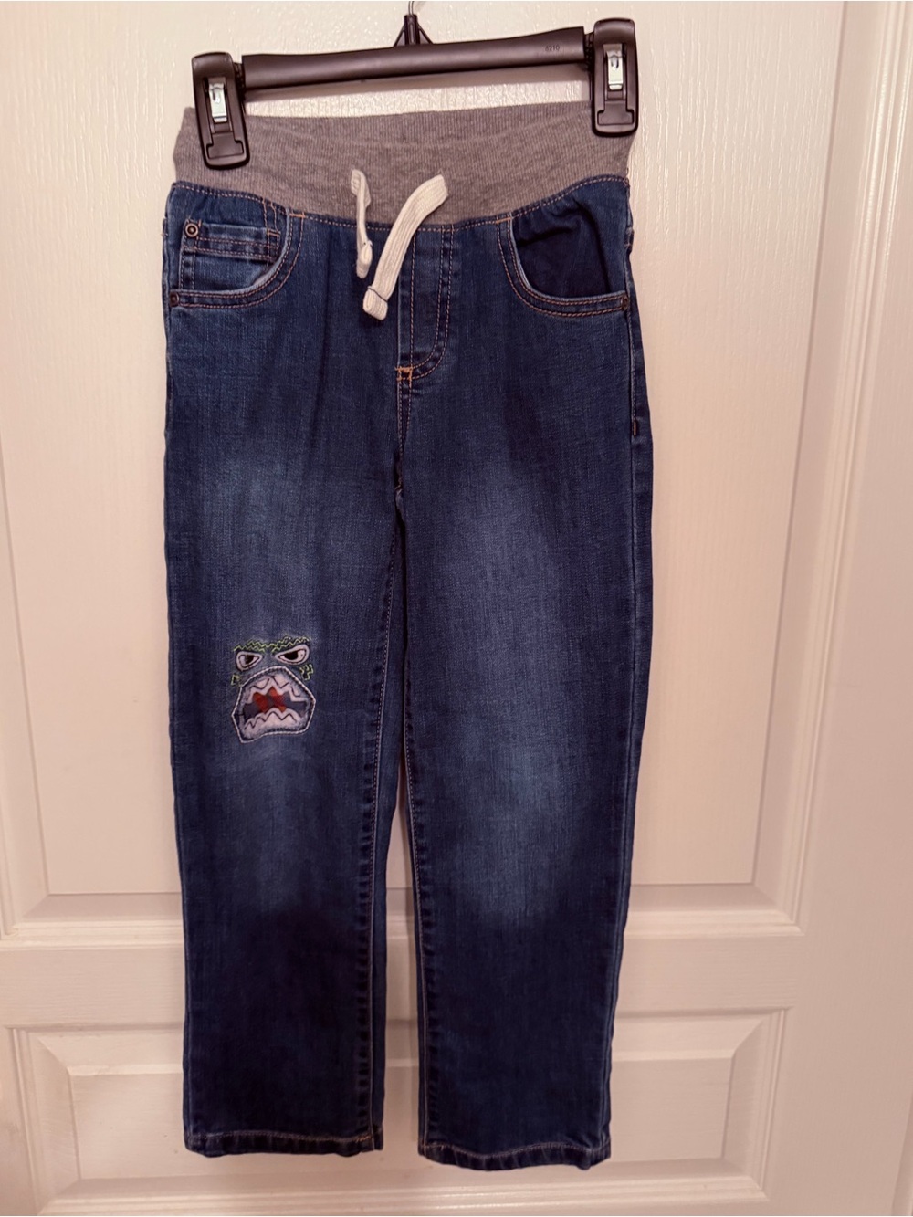 Garanimals Dark Blue Denim Jogger Jeans with Gray Waistband